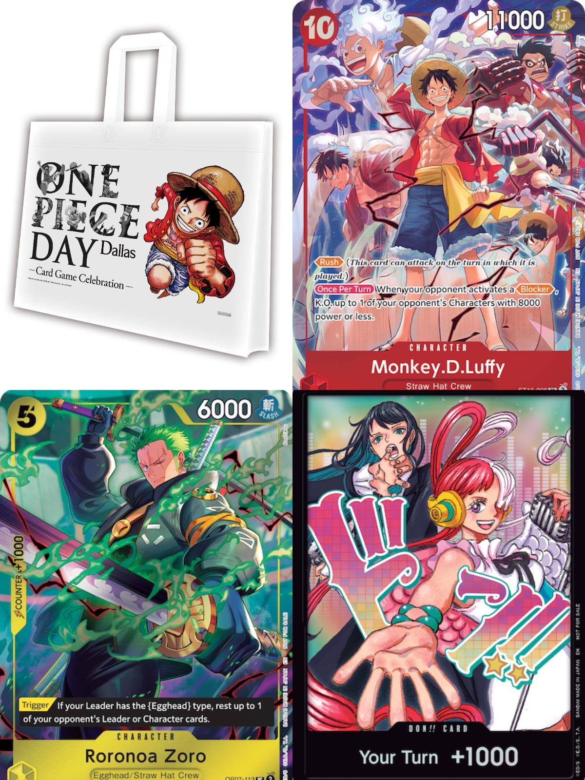 ONE PIECE DAY Dallas Card Game Celebration Merchandise