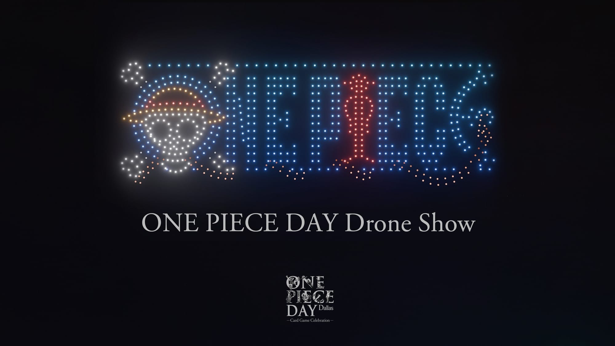 ONE PIECE DAY Dallas Card Game Celebration Drone