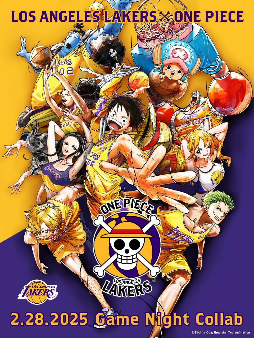 one piece LA Lakers