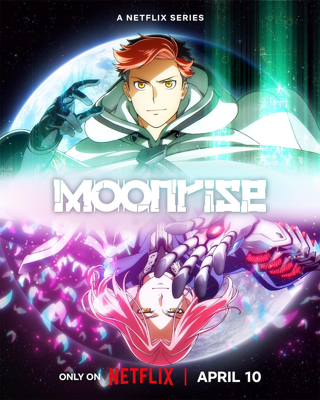 Official key visual for Moonrise anime on Netflix